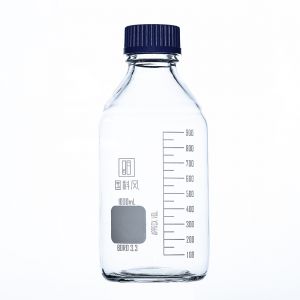 国科风透明蓝盖瓶高硼硅3.3  1000ml